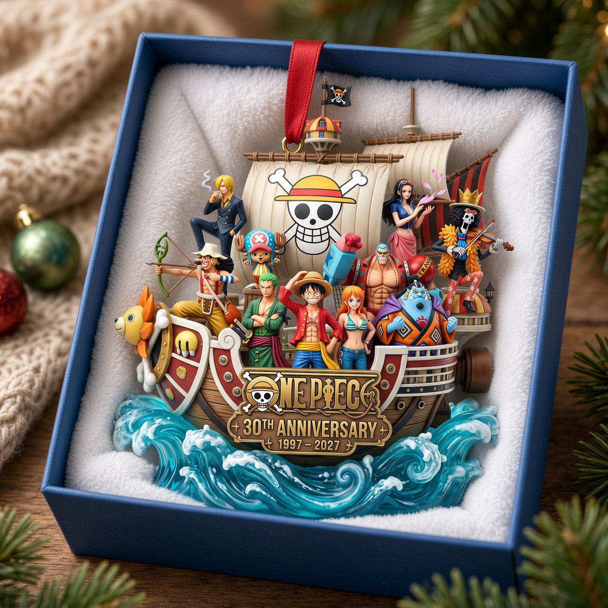 30 Years Of Adventure Christmas Ornament - Personalized Gifts 06NALU210926-Homacus