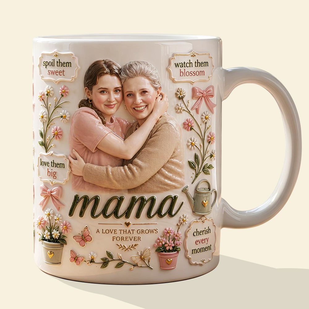 Custom Photo Mom and Daughter Coffee Mug - Gifts For Mom 05todt230426-Homacus