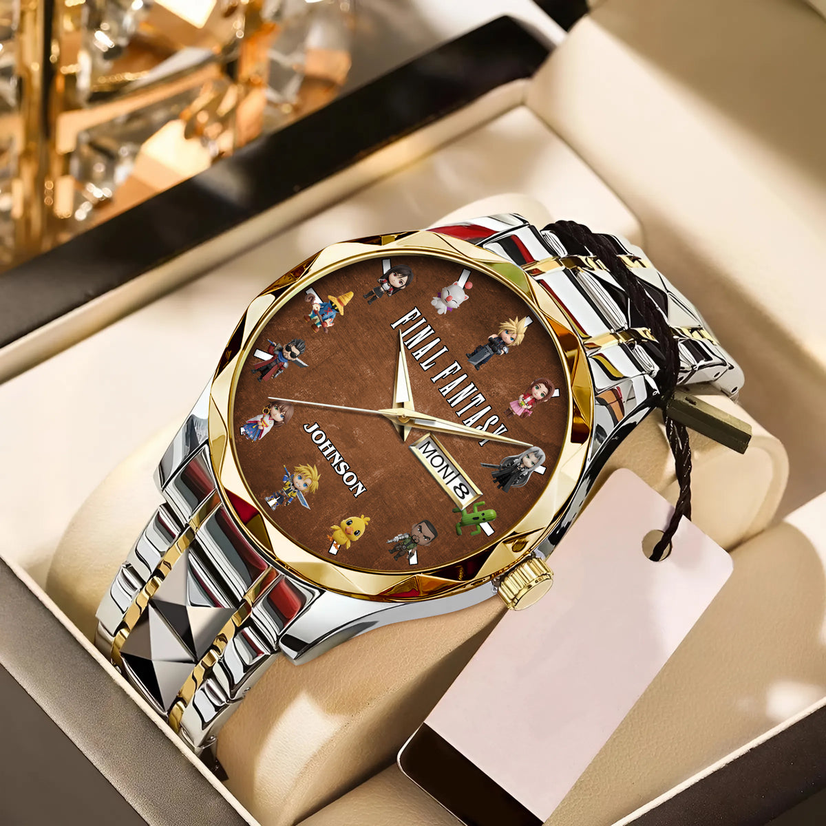 Level Up Men's Watch Personalized Gifts for Gamers 02NADT240725-Homacus