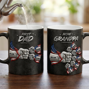 Grandpa Patriotic Team Magic Mug, Personalized Gifts For Promoted Grandfather 05qhtn200526-Homacus