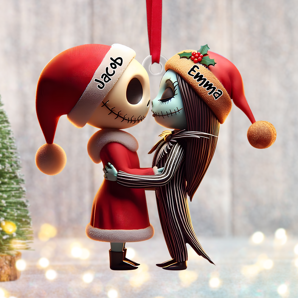 Personalized Gifts For Horror Couple Christmas Ornament 01OHPU131124-Homacus