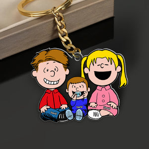 Personalized Gifts For Family Keychain 04acqn241224-Homacus