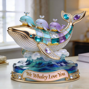 Whale Mom Acrylic Plaque - Personalized Gifts For Mother's Day 01pgta050326-Homacus