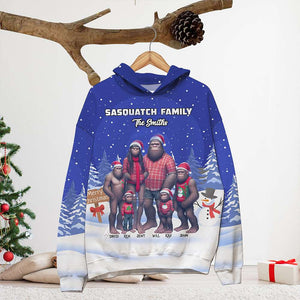 Personalized Gifts For Family, Bigfoot Family Christmas 3D Shirt 02OHLU081124-Homacus