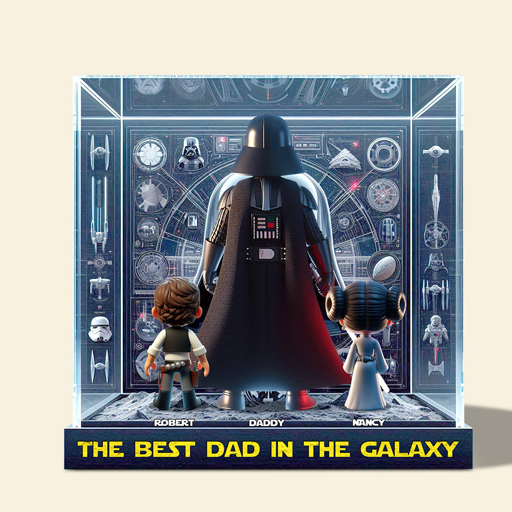 The Best Dad Acrylic Plaque Personalized Gifts For Dad 03OHDT120525-Homacus