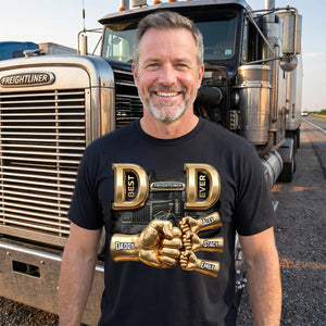Best Dad Ever Trucker Shirt - Personalized Gifts For Dad 03nadh220526-Homacus