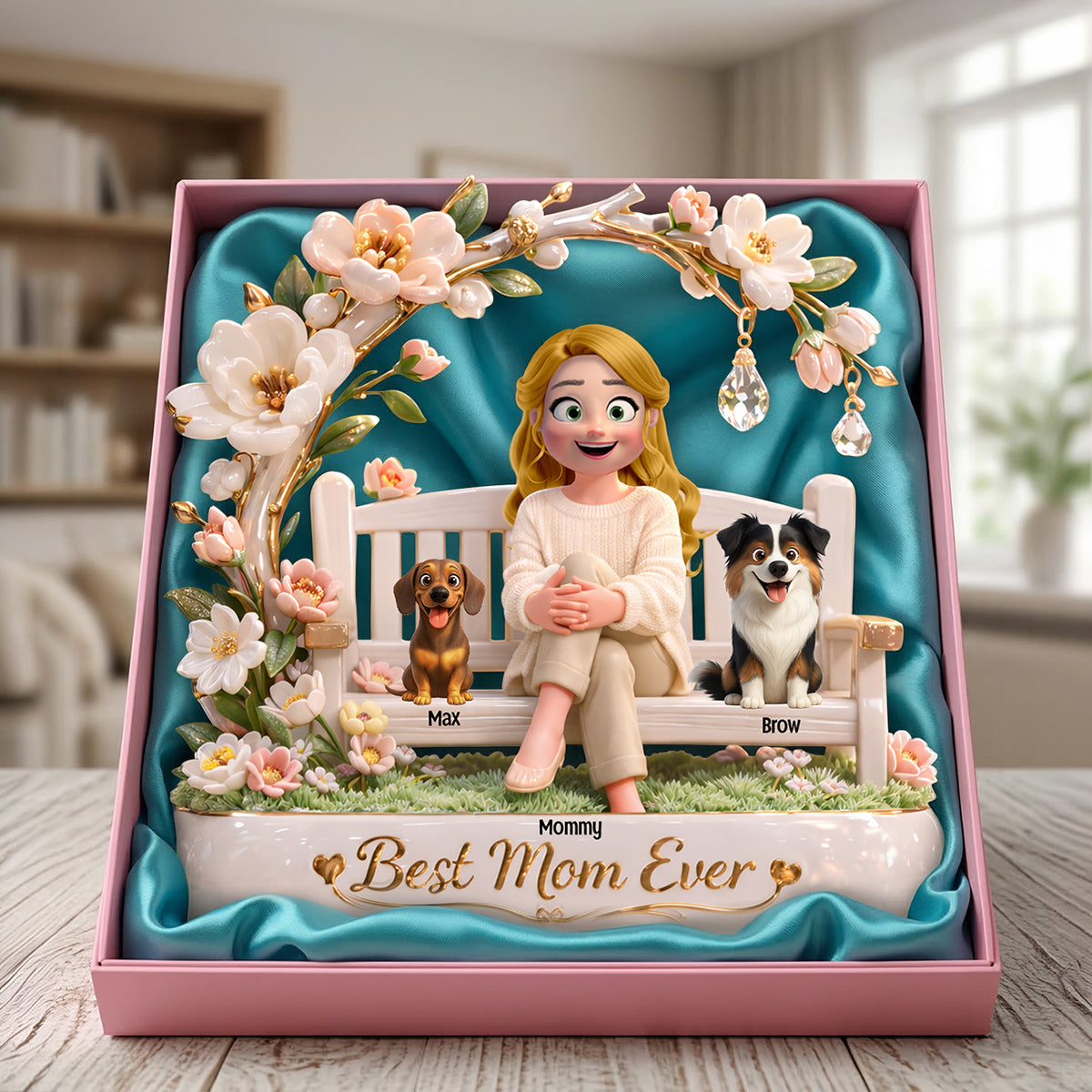 Dog & Cat Mom Acrylic Plaque - Personalized Gifts For Mothers 03totn110326-Homacus