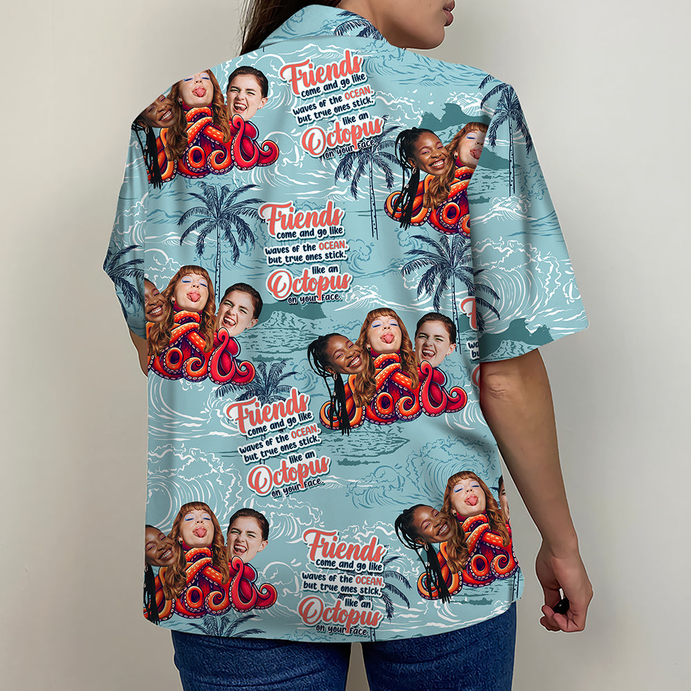 Friends Hawaiian Shirt - Custom Face Photo Gifts Custom Photo Gifts-Homacus