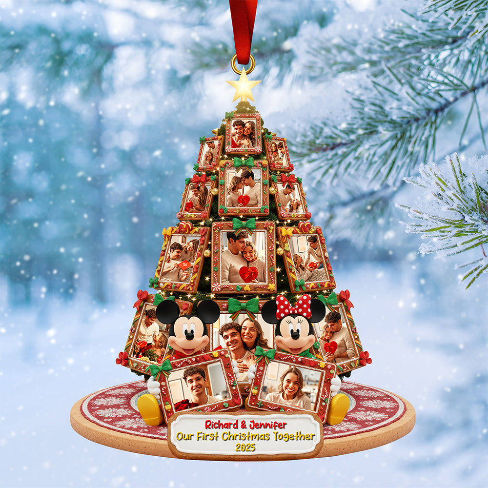 First Christmas Together Ornament - Custom Photo Gifts For Couple 06hyqn151025-Homacus