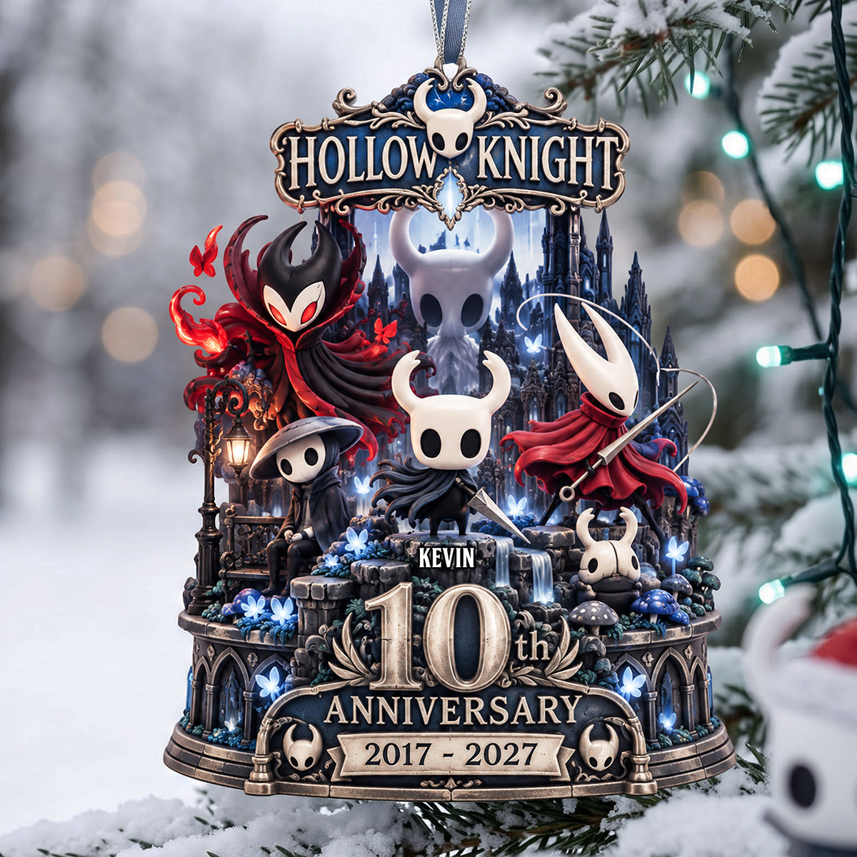 Dark Fantasy Anniversary Acrylic Ornament - Personalized Christmas Gifts 02nata180926