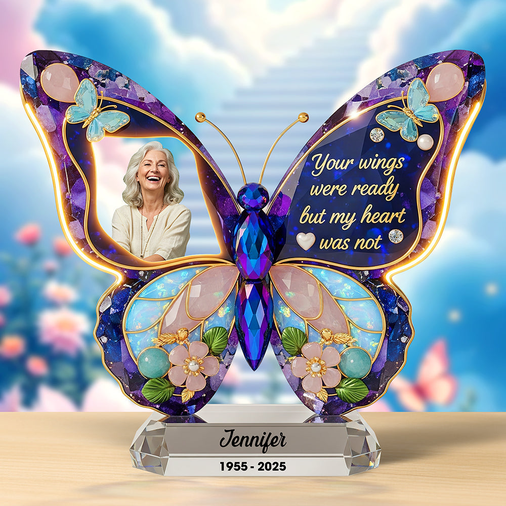 Memorial Acrylic Plaque - Custom Photo Gifts For Heaven 02naqn270525-Homacus