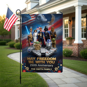250th Anniversary Garden Flag - Personalized Gifts For Patriotics Garden Flag 01TYQN110626-Homacus