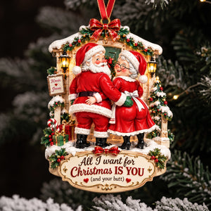 Blushy Touch Santa Couple Ornament, Personalized Gifts For Couple 02qhta160926-Homacus