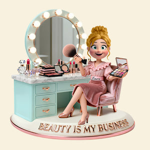 Dressing Table Acrylic Plaque - Personalized Makeup Artist Gifts 02PGDT230226-Homacus