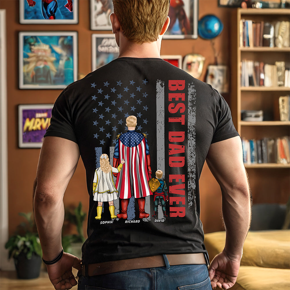 Personalized Gifts For Dad Shirt 02acqn120424hg Best Dad Ever-Homacus