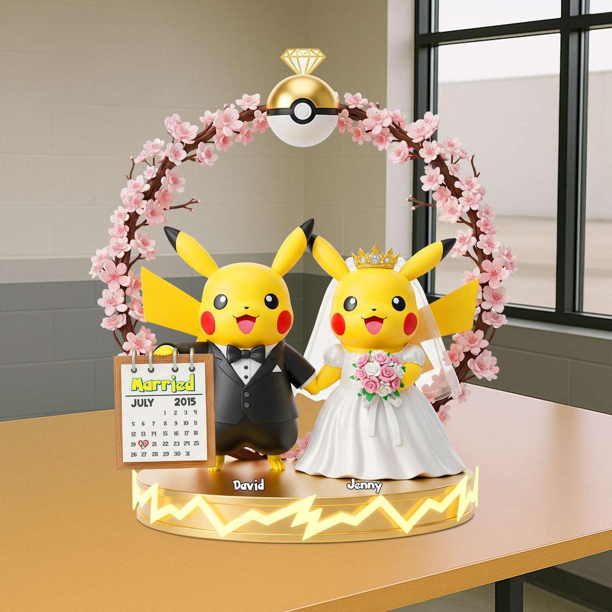 Wedding Couple Acrylic Plaque - Personalized Gifts For Couple 01NATN090725-Homacus