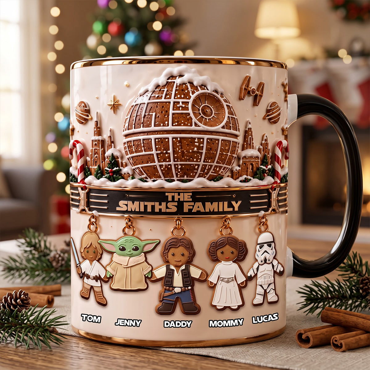 Ginger Bread Christmas Coffee Mug - Personalized Gifts For Family 04patn220926-Homacus