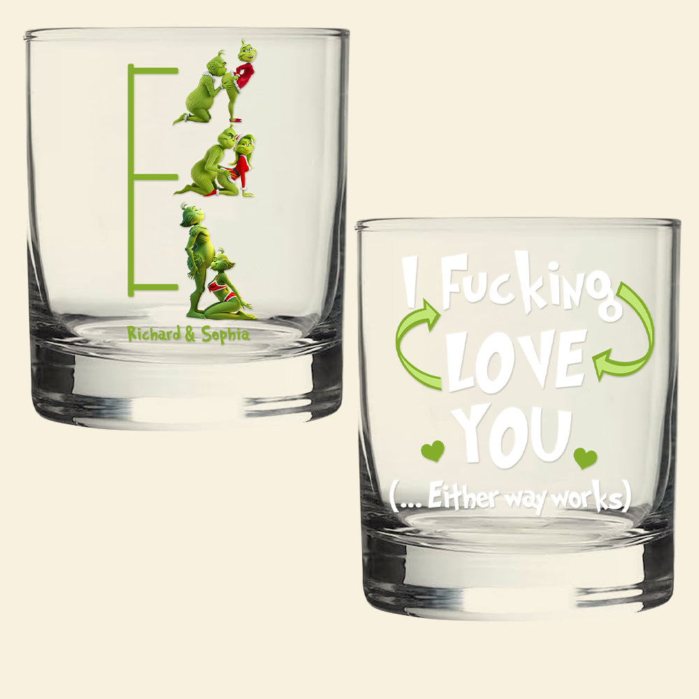 Sinful Christmas Pleasure Glass Mug Personalized Gifts For Couple 03OHQN220925-Homacus