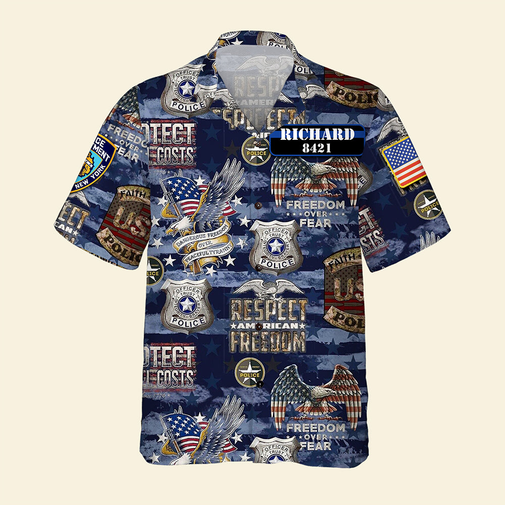 Police Pride Hawaiian Shirt – Personalized Gifts For Police 03huqn190625-Homacus