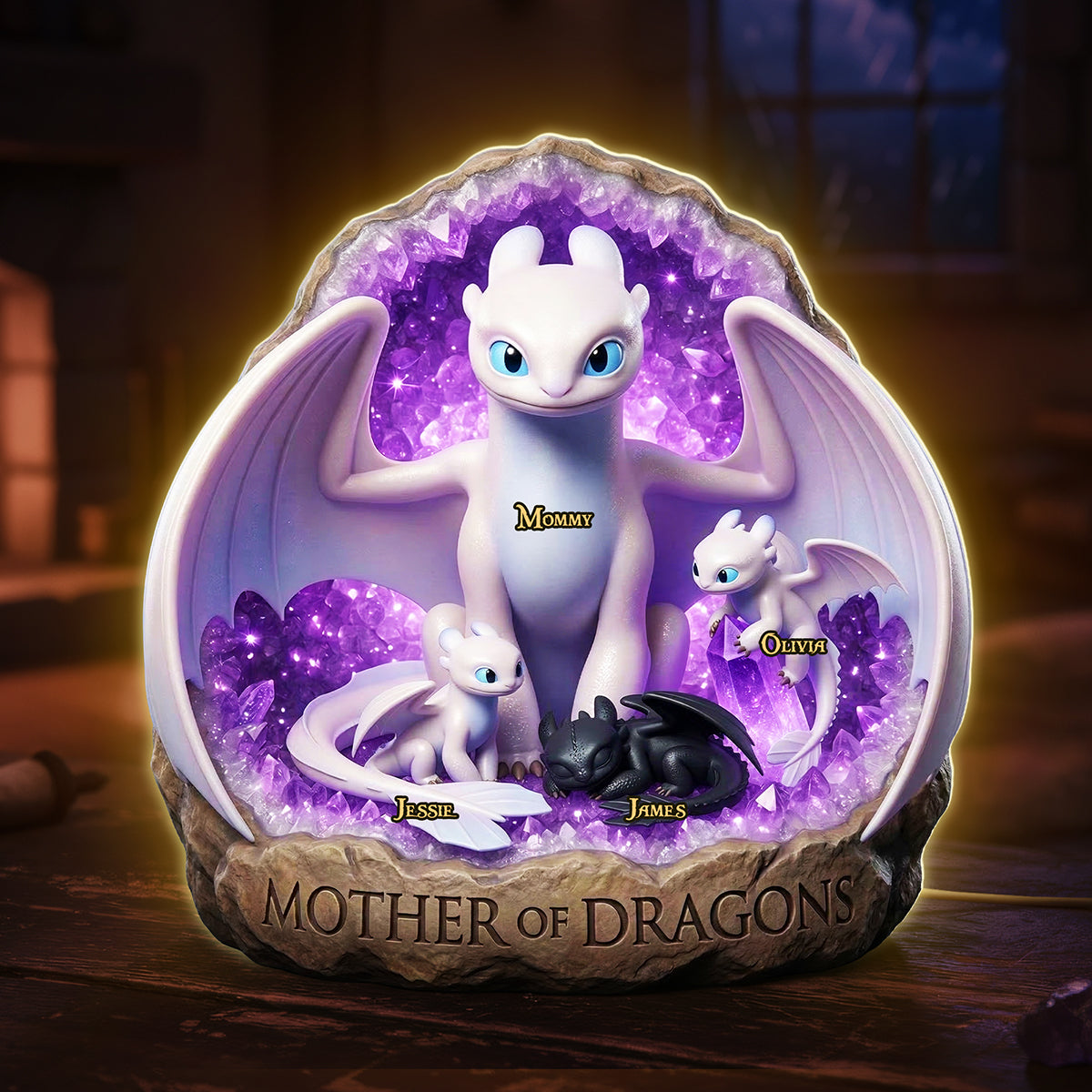 Fantasy Mom Light Box - Personalized Gifts For Moms 03nata120326-Homacus