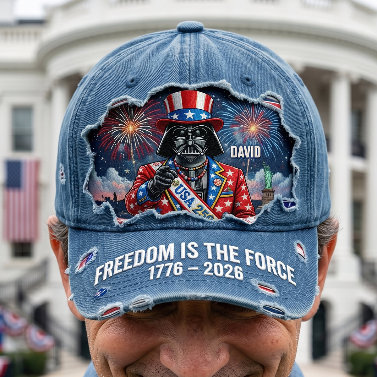 250 Years Of Freedom Classic Cap - Personalized Gifts For Patriots 01totn150626