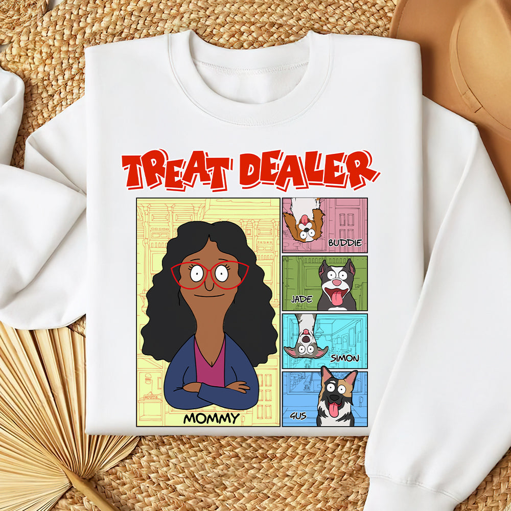 Treat Dealer Shirt - Personalized Gifts For Dog Lovers 05XQLU020425HG-Homacus