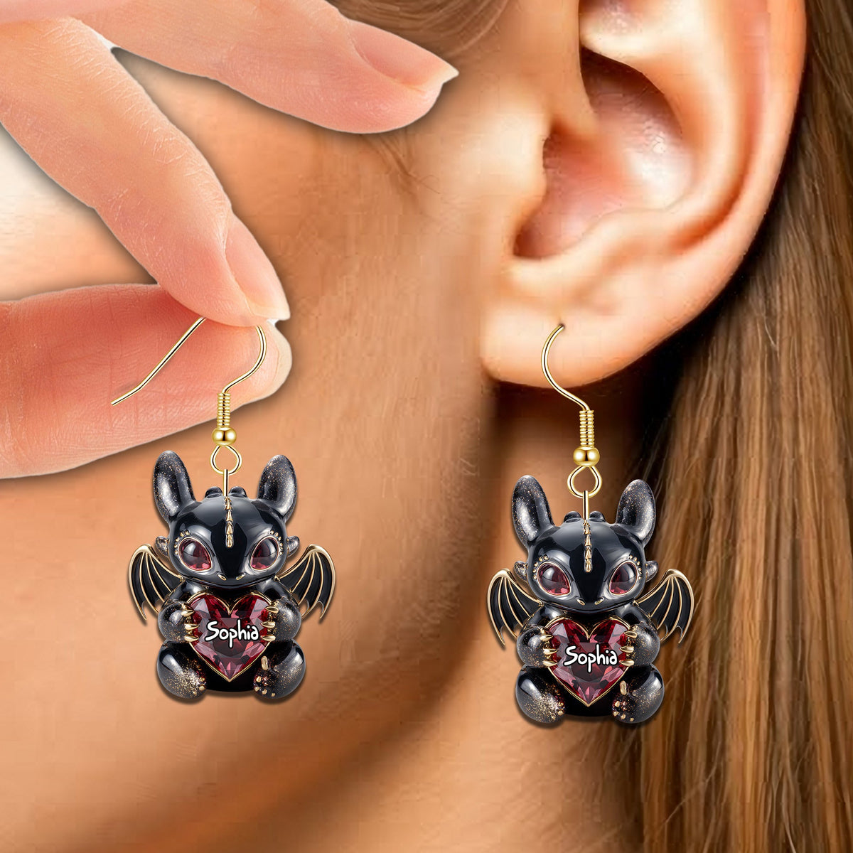 Movie Fans Acrylic Earrings – Personalized Gifts For Fantasy Creature Lovers 06tglu190625-Homacus