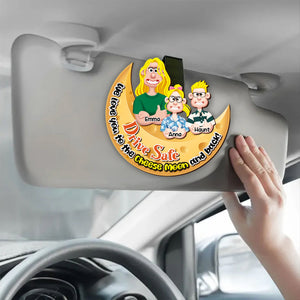 Personalized Car Visor Clip - Personalized Gifts For Parents, Drive Safe 04KALU130225PA-Homacus