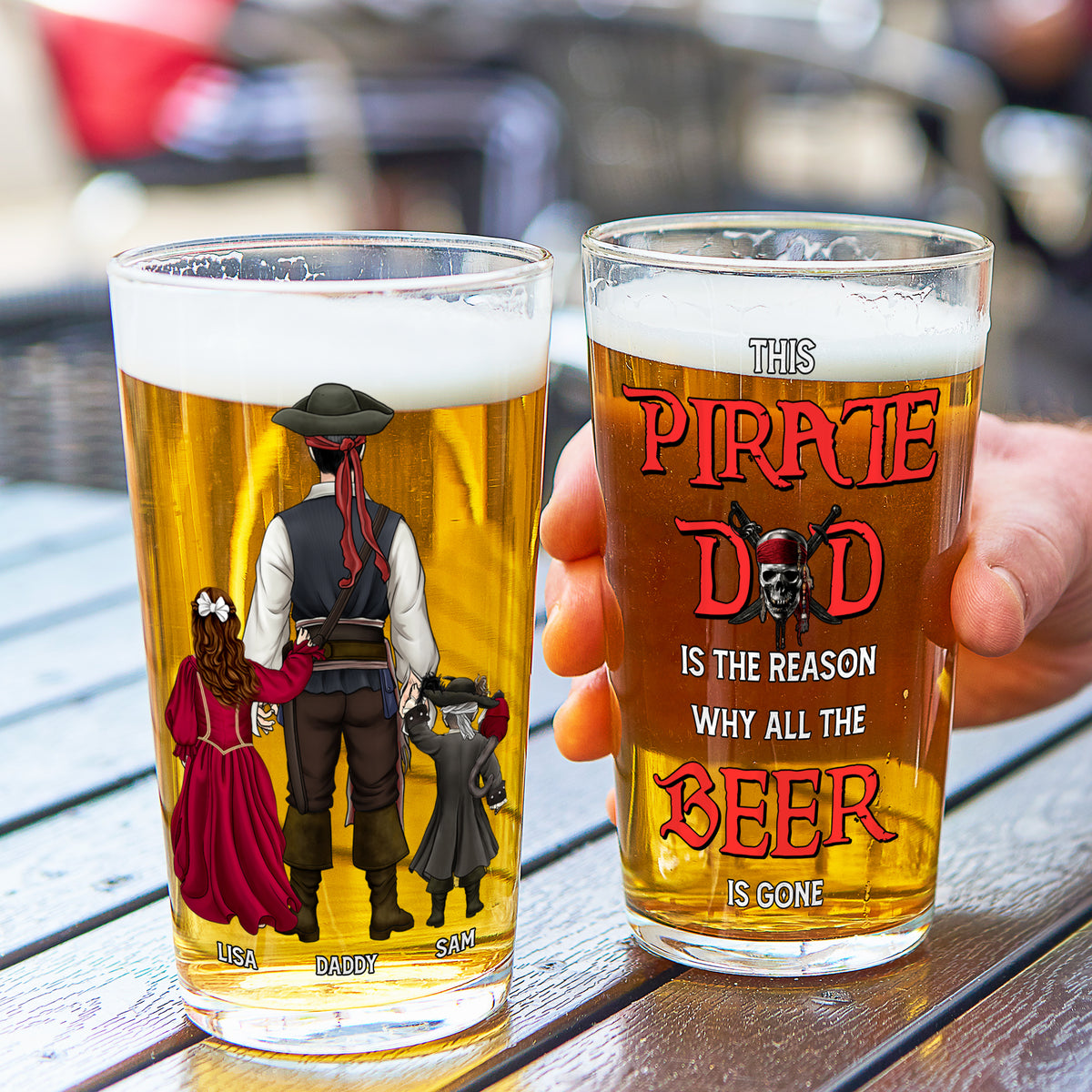 Personalized Gifts For Dad Beer Glass 02htmh140524pa-Homacus