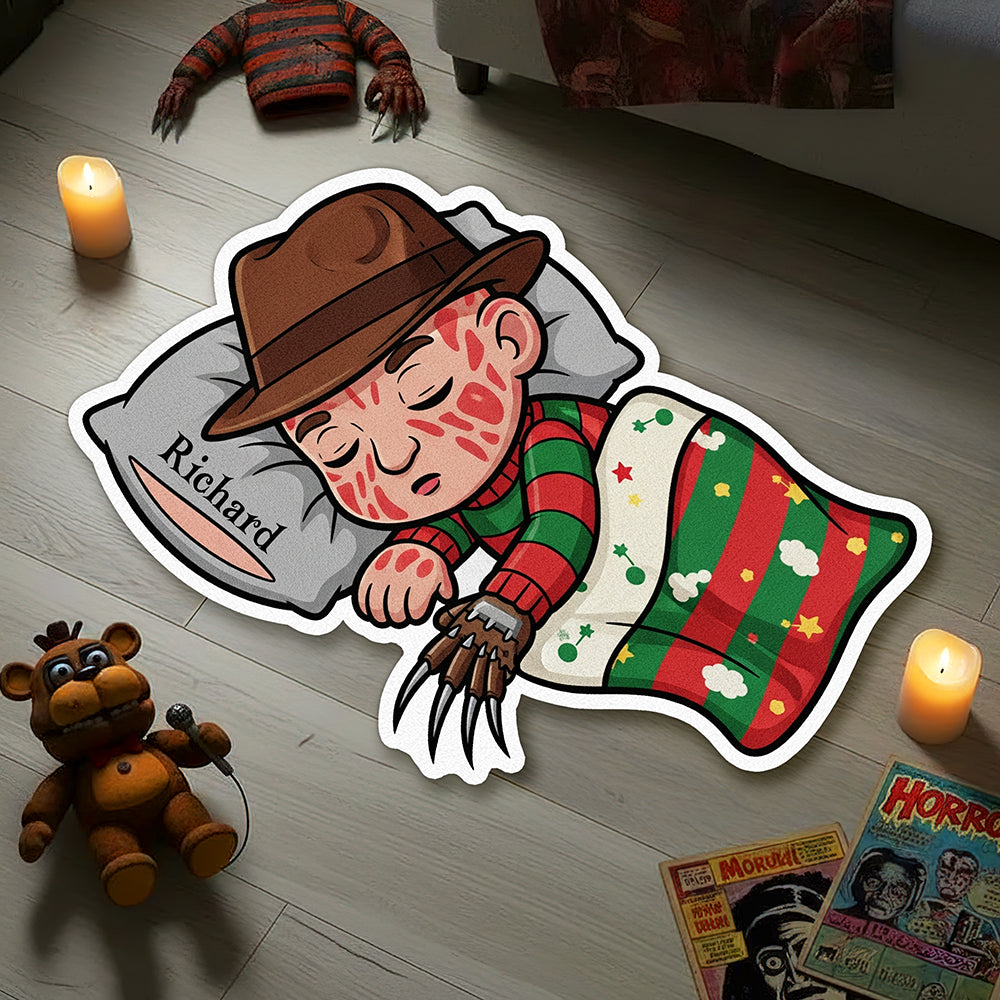 Cute Horror Bedroom Doormat - Personalized Gifts For Horror Movie Fans 02pgqn280825-Homacus