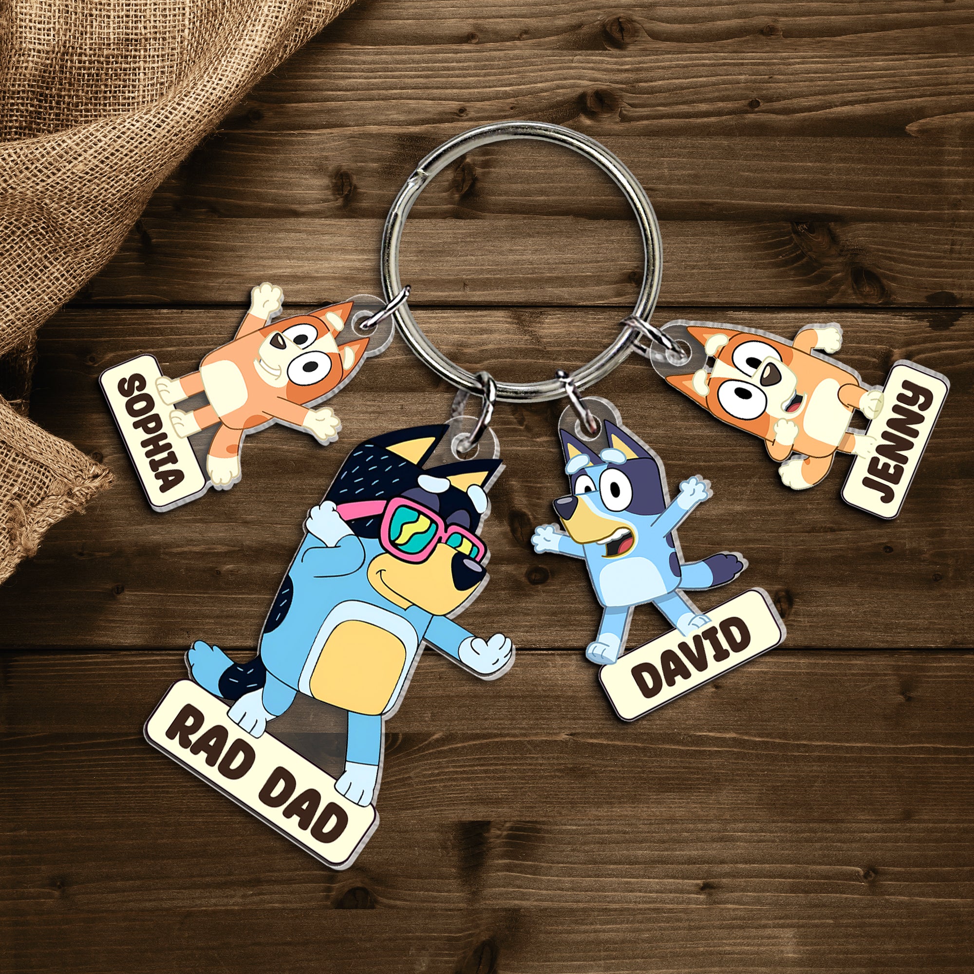 Personalized Gifts For Dad Keychain 02natn260424 Father's Day-Homacus