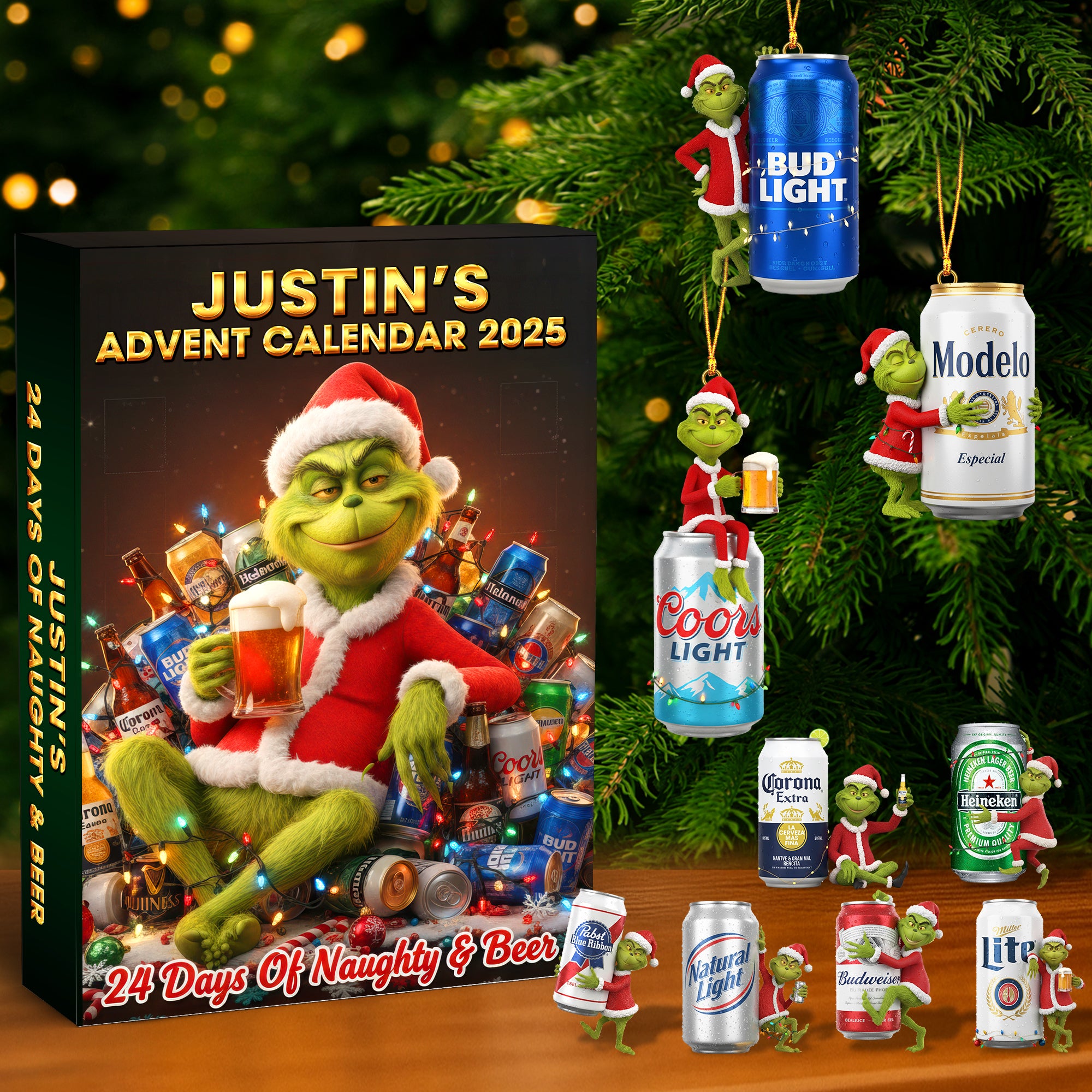 Drinking Monster Blind Box - Personalized Christmas Advent Calendar For Drinking Lovers 01naqn151025-Homacus