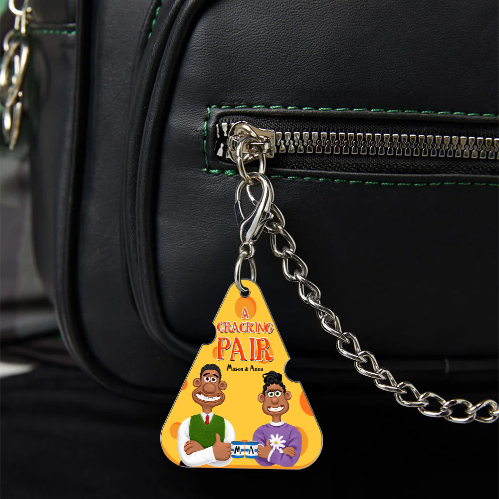 Personalized Gifts For Couple Keychain A Cracking Pair 02OHMH110225PA-Homacus