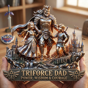 Fantasy King Dad Acrylic Plaque - Personalized Gifts For Dads 04QHTN150526-Homacus
