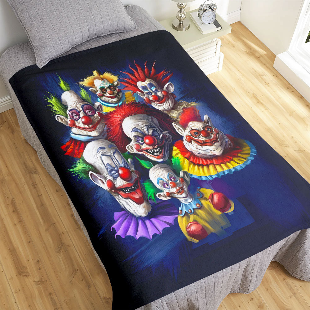 Clown In The Shadows Blanket - Gifts For Horror Fans 51laxx180725-Homacus