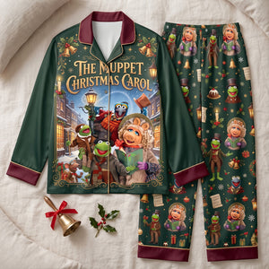 Whimsical Christmas Button Up Pajama Set - Personalized Gifts 06NATN040926-Homacus