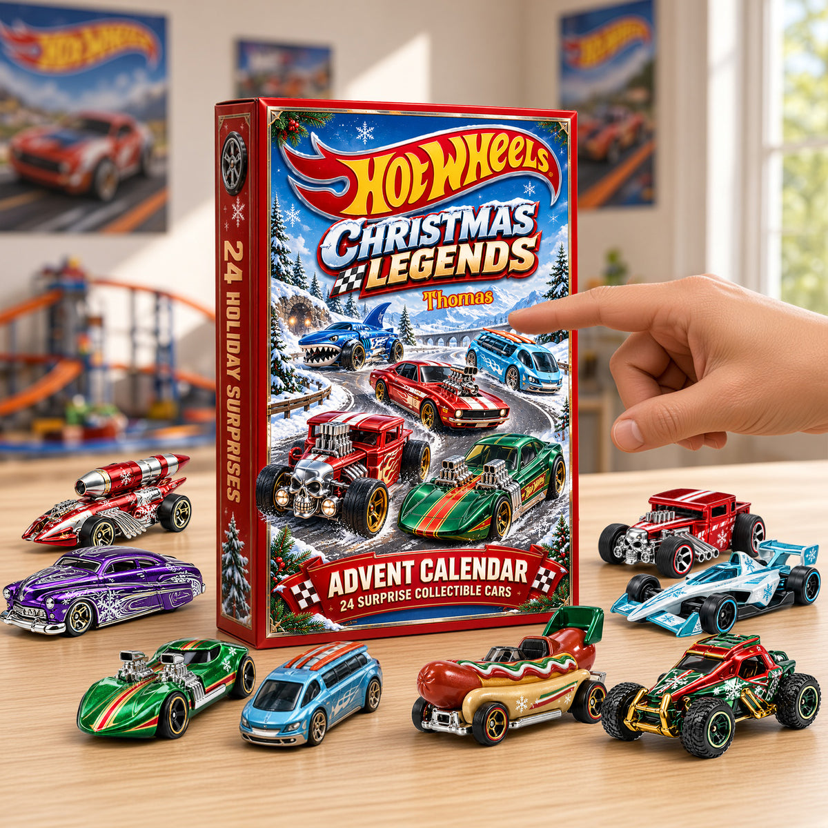 Christmas Legends Advent Calendar Blind Box - Personalized Gifts For Speed Lovers 04tylu281026-Homacus
