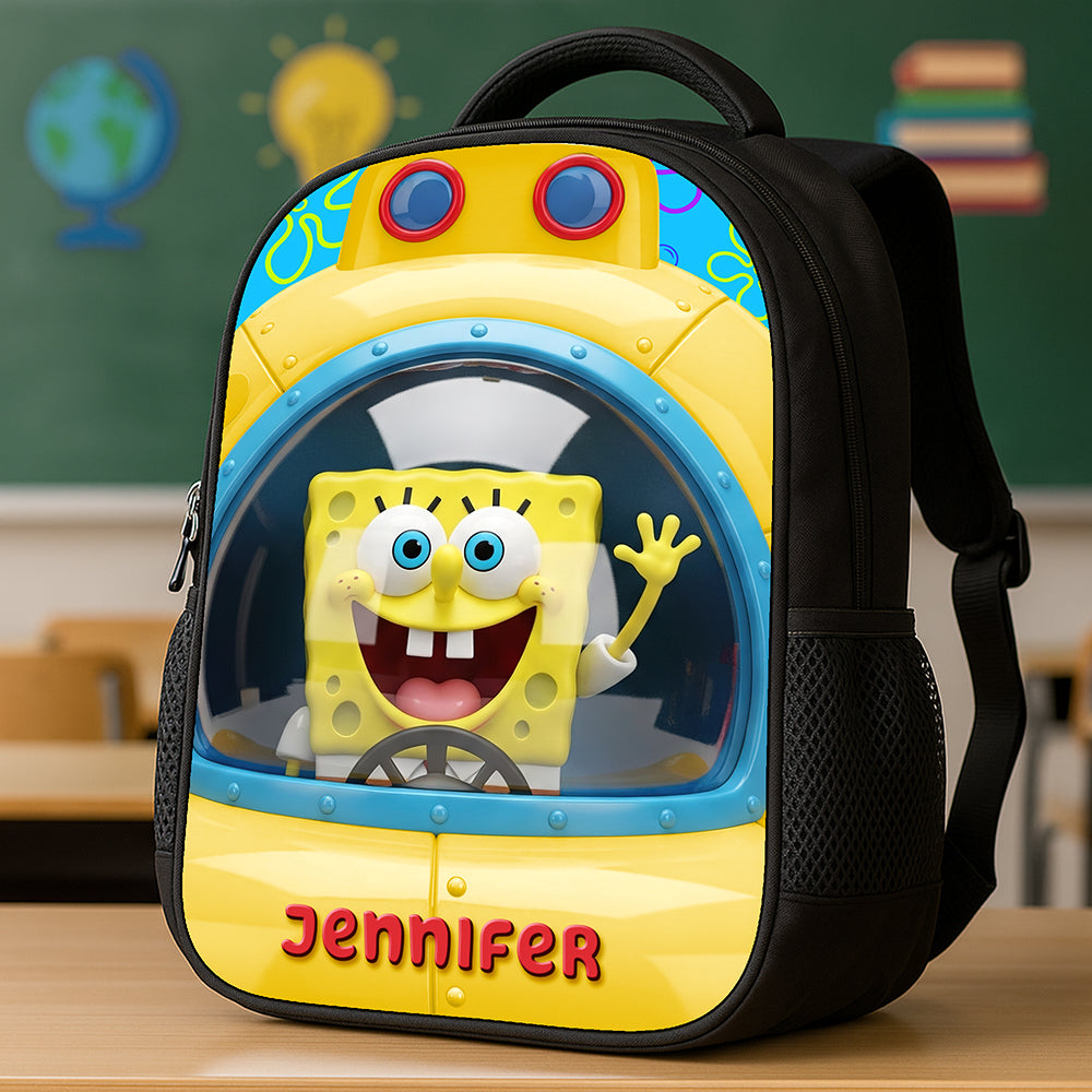 Happy Sea Adventure School Bag - Personalized Gifts For Kids 05paqn050825-Homacus