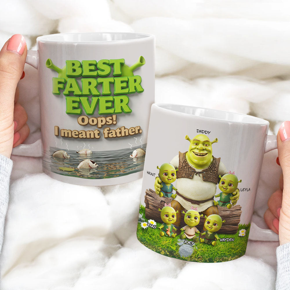 Best Farter Father Ever Coffee Mug - Personalized Gifts For Dad 03QHLU090525-Homacus