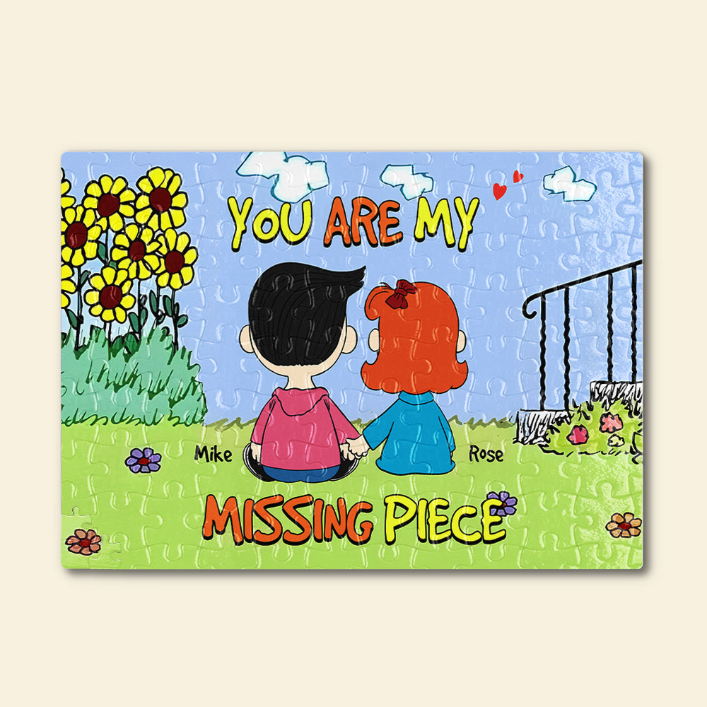 Personalized Gifts For Couple Jigsaw Puzzle, My Missing Piece 05TGMH121224HG-Homacus