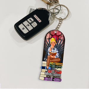 Personalized Gifts For Book Lover Keychain 06HUPU271224PA-Homacus