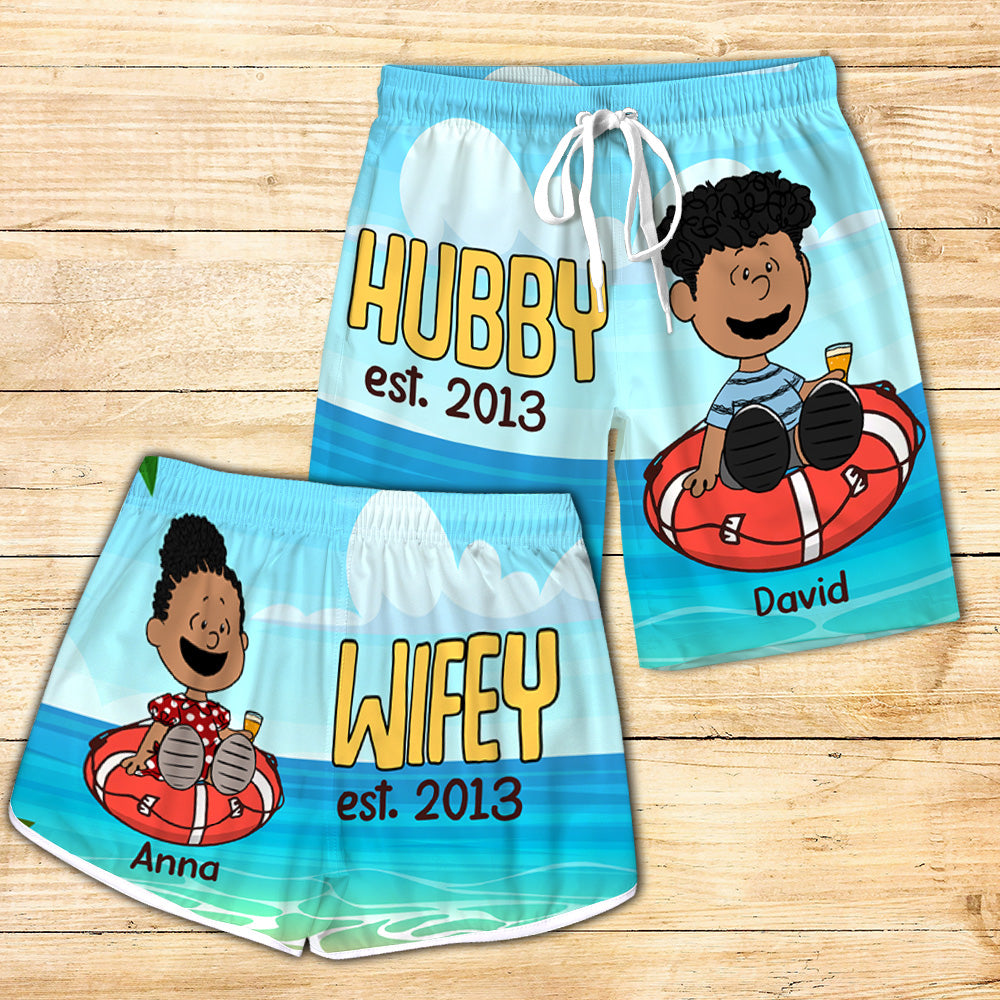 Personalized Gifts For Couple Matching Shorts 02xqtn180125pa-Homacus