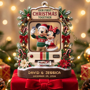 Our First Christmas Together Ornament - Personalized Gifts For Couple 07todt010826-Homacus