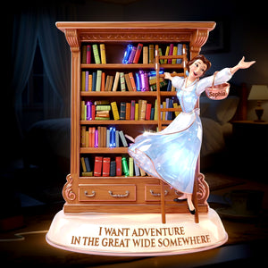 Bookworm Adventure Light Box Personalized Gifts For Book Lovers 01QHLU041225-Homacus