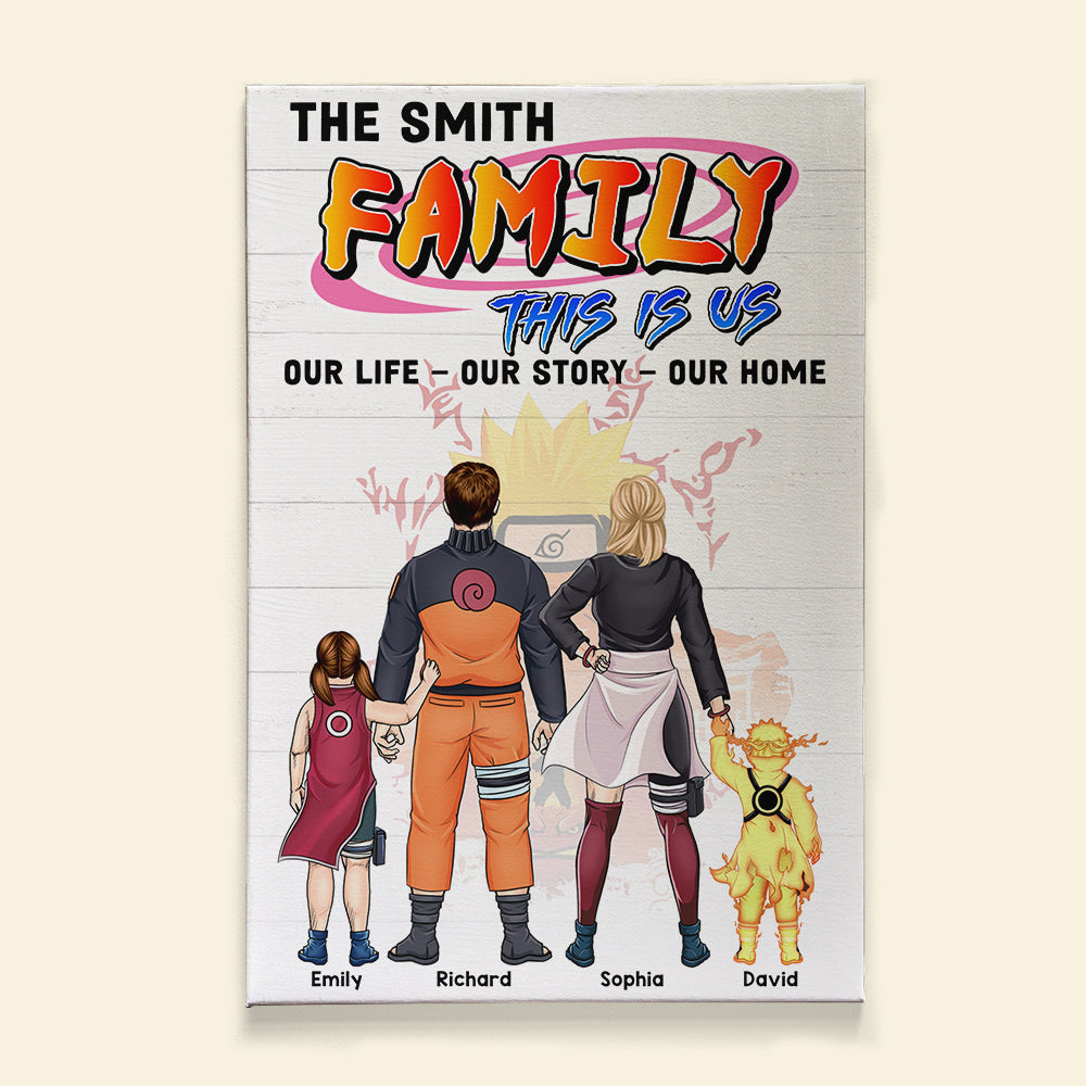 Personalized Gifts For Family Canvas Print 02ACQN020724PA-Homacus