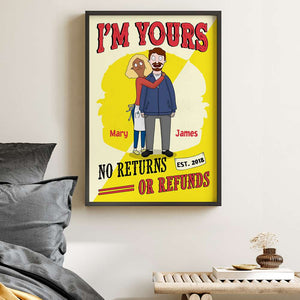 Personalized Gifts For Couple Canvas Print I'm Yours 01ACDT060225HG-Homacus