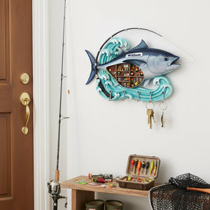 Fishing Gear Corner Key Hanger - Personalized Gift For Fishing Lovers 03KILU101225-Homacus
