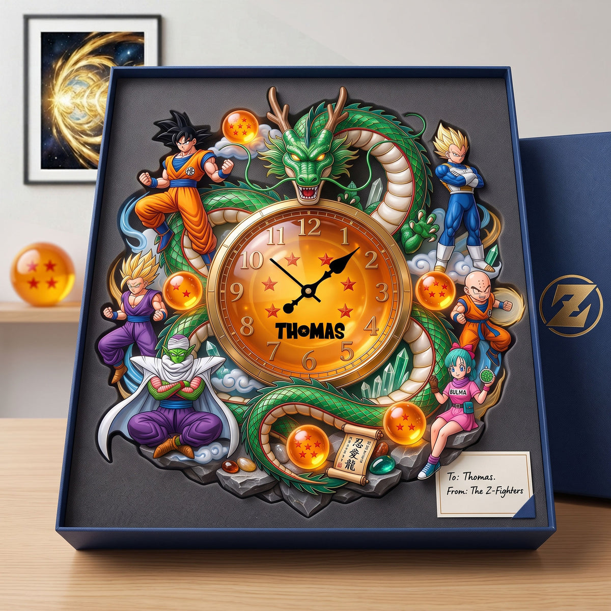 Power Acrylic Hanging Wall Clock Personalized Gifts 01TYLU230726-Homacus