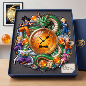 Power Acrylic Hanging Wall Clock Personalized Gifts 01TYLU230726-Homacus
