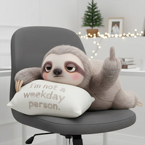 Sloth Coworker Pillow, Personalized Gifts For Coworker 02ohdt151125-Homacus